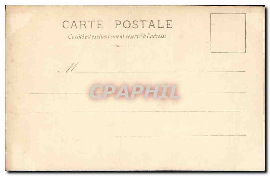 CPA Fantaisie Femme Galanterie francaise — Rückseite