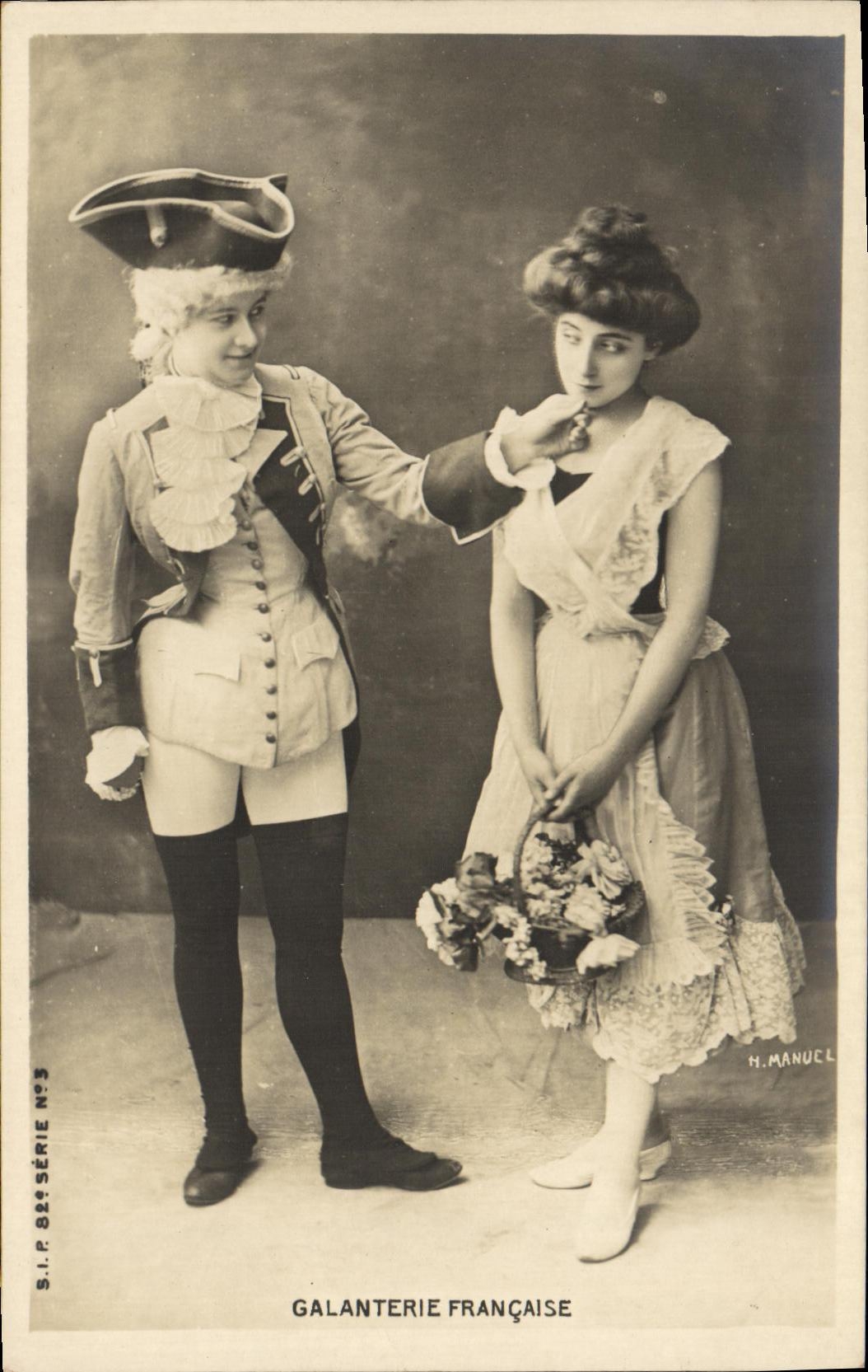 CPA Fantaisie Femme Galanterie francaise