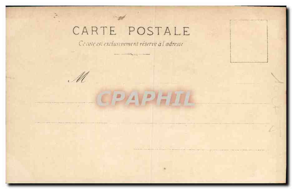 CPA Fantaisie Femme Galanterie francaise — Rückseite