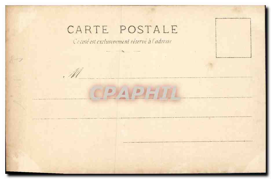 Galanterie Française — scène de comédie — H. Manuel, série N°7 — Verso