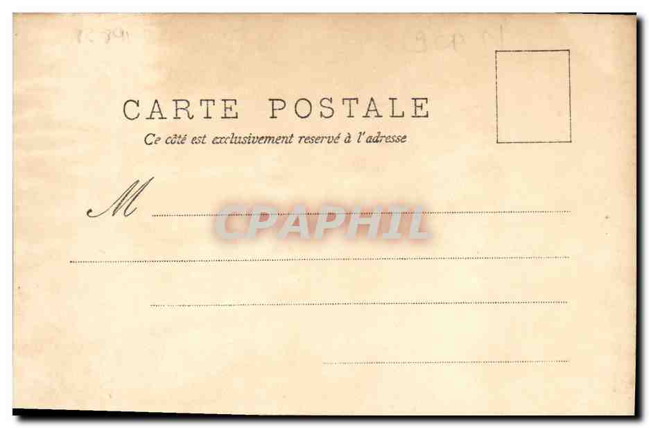 CPA Fantaisie Femme L incorruptible huissier — Verso