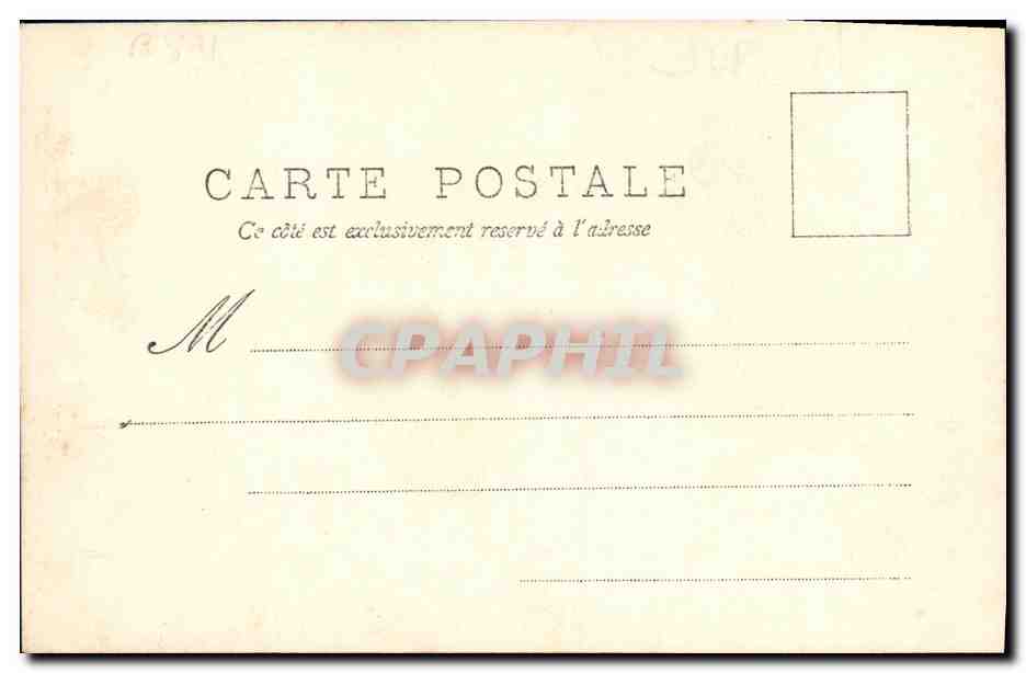 CPA Fantaisie Femme L incorruptible huissier — Verso