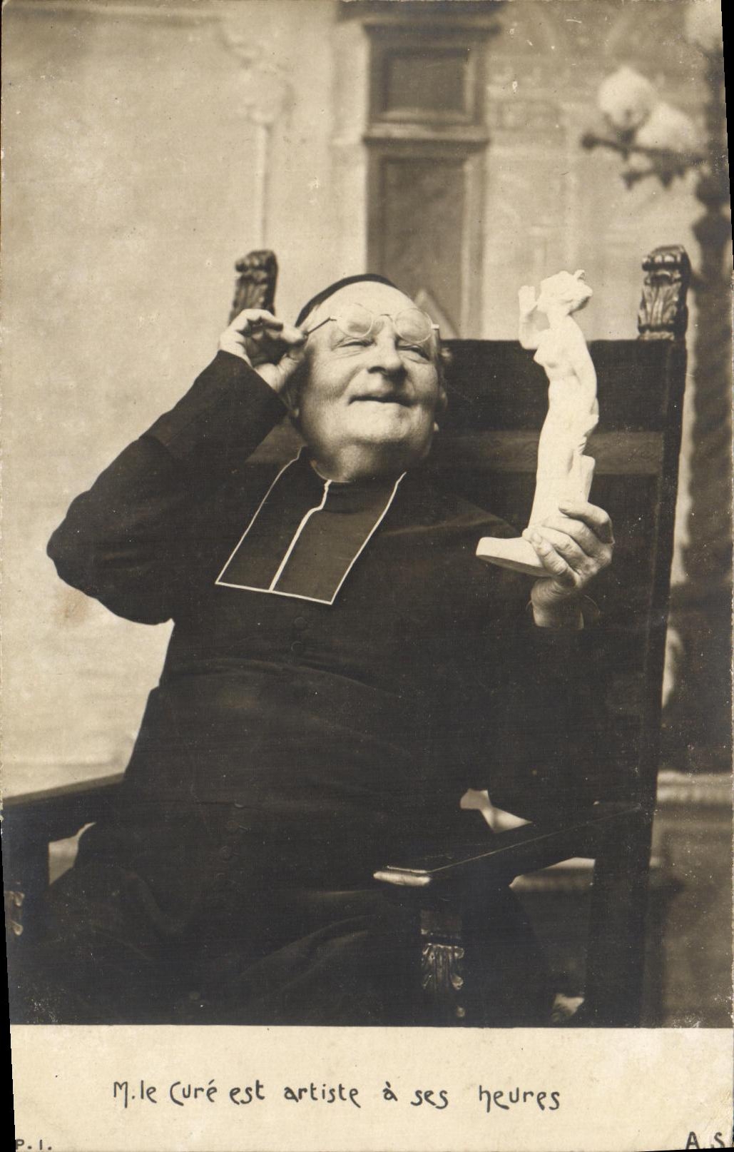 M. le Curé est artiste à ses heures — A.S. — P.1