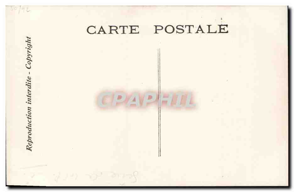 CPA Fantaisie Chantecler Les crapadus Theatre Grenouilles Coq — Verso
