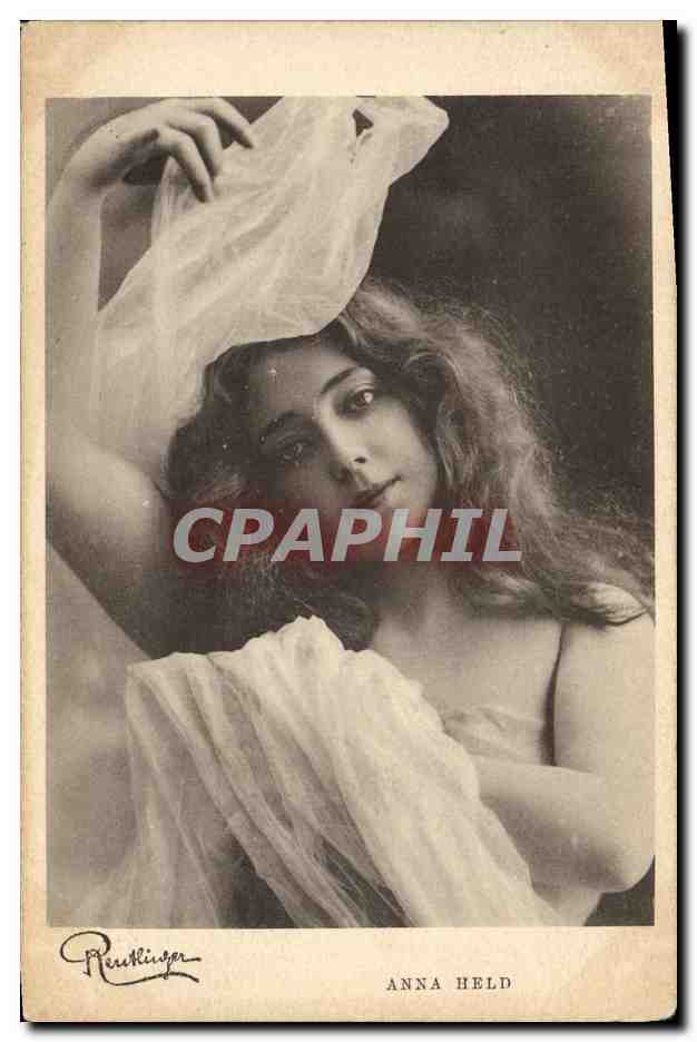 CPA Fantaisie Femme Anna Held Reutlinger