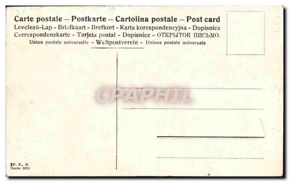 CPA Fantaisie Enfant Bebe — Rückseite