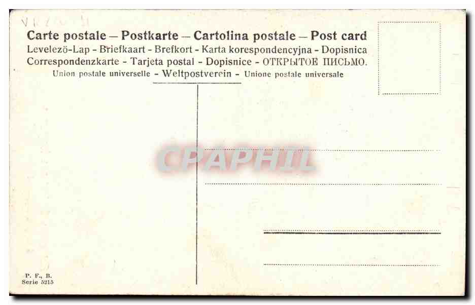 CPA Fantaisie Enfant Bebe — Rückseite