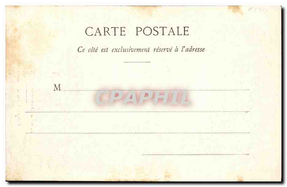 CPA Fantaisie Femme La danseuse et la rose — Verso