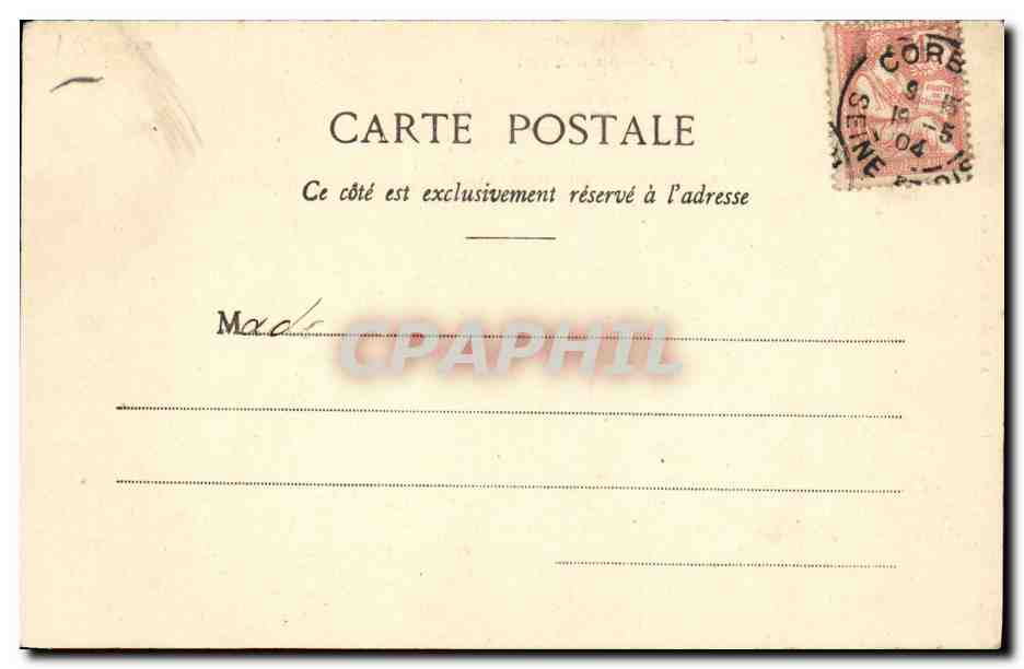Poisson d'Avril — Jour de la Fête des Pêcheurs — Phototypie A. Bergeret et Cie, Nantes — Reverso