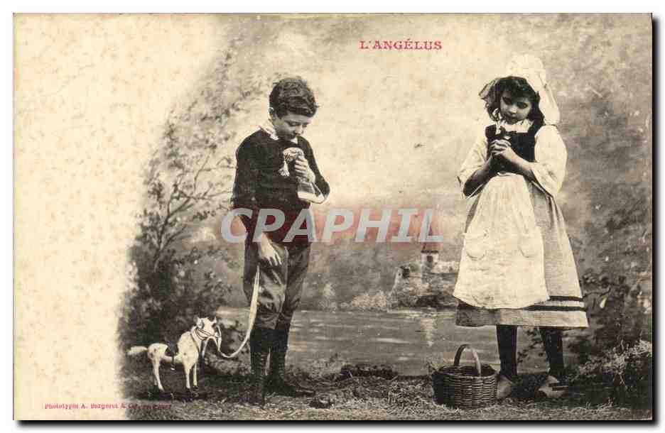 CPA Fantaisie Enfants L Agelus 