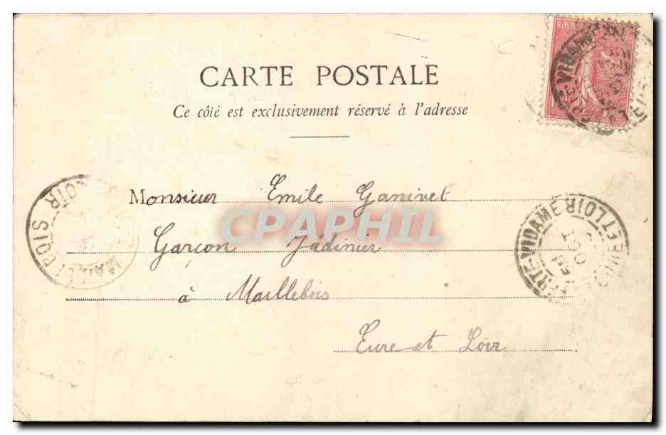 CPA Fantaisie Enfant Le petit Chiffonnier — Rückseite
