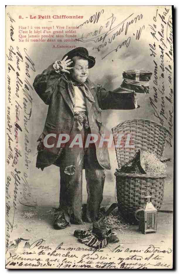 CPA Fantaisie Enfant Le petit Chiffonnier