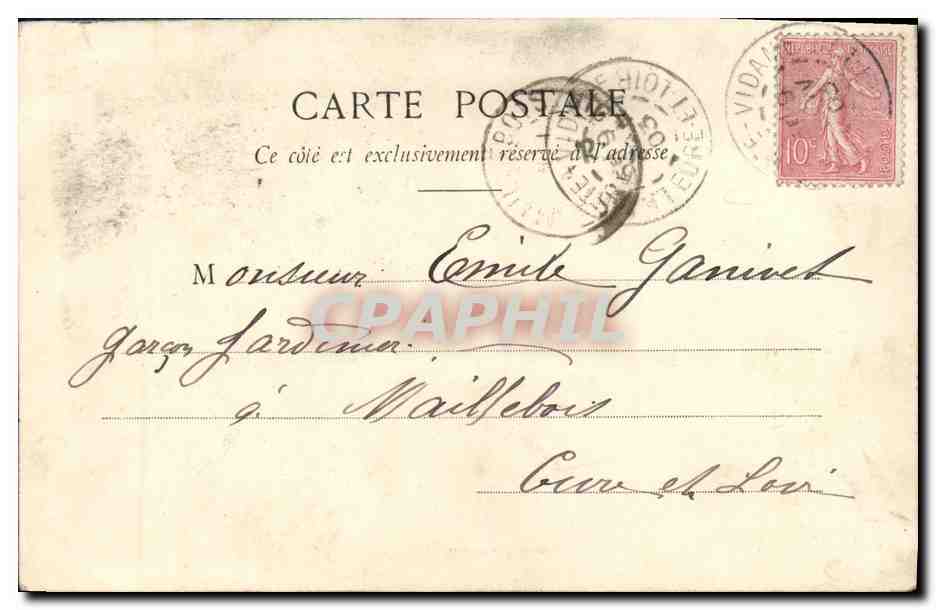 CPA Fantaisie Enfant Le petit Chiffonnier — Rückseite