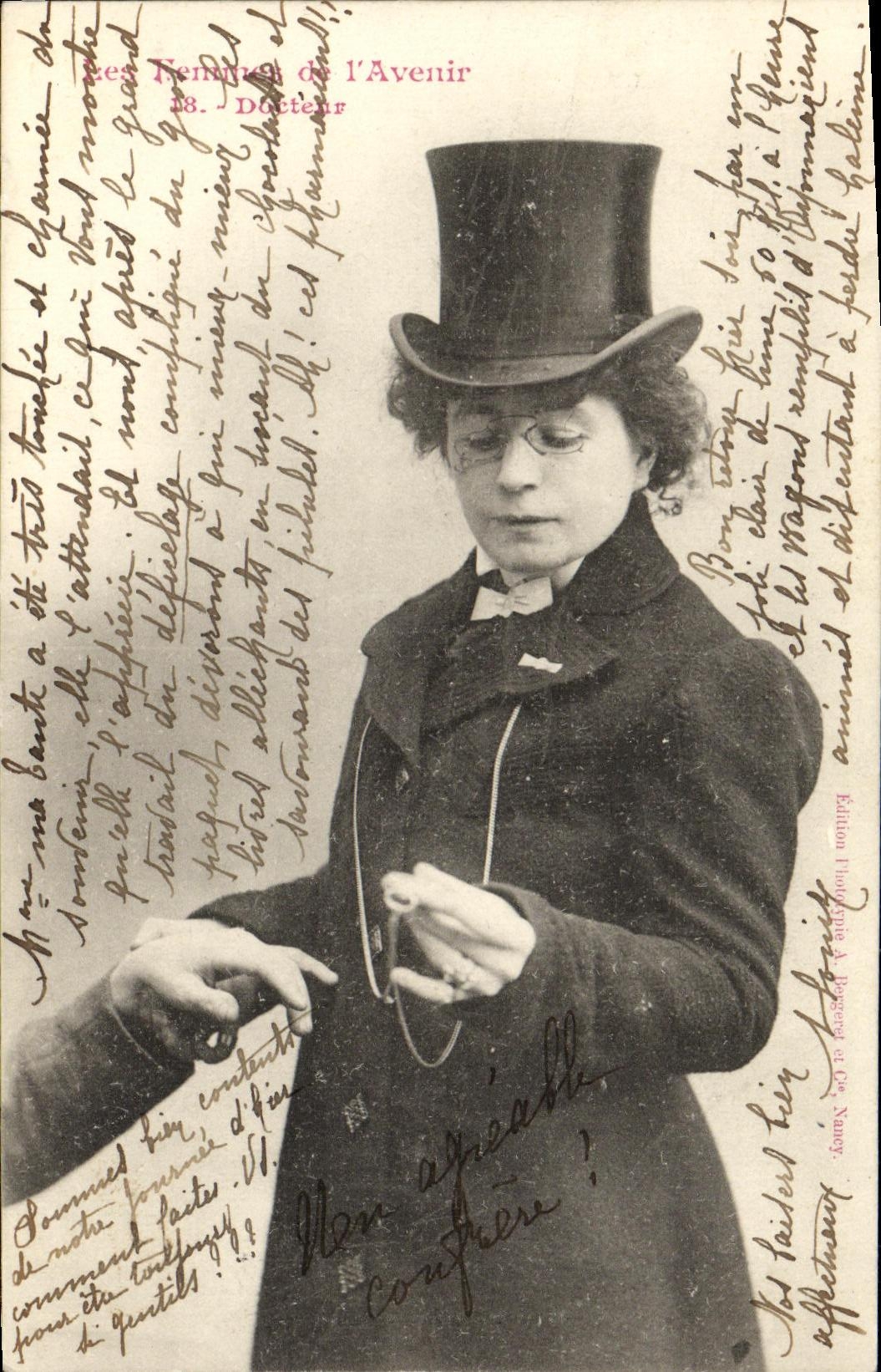 Mujer médica — Doctor — Edición H. Lepage en Nancy