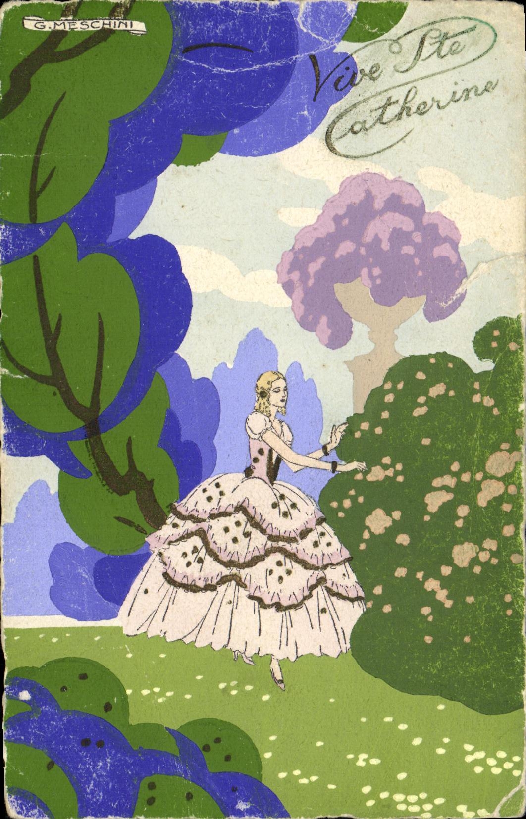 CPA Fantaisie Femme Ars Nova