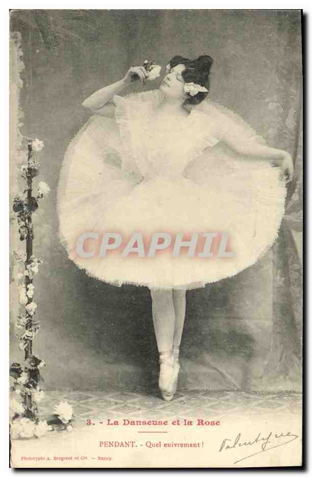 The Dancer and the Rose — PENDANT — Phototype A. Bergoret et Cie — Nancy