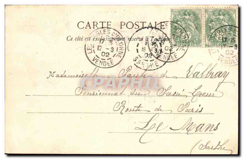 CPA Fantaisie Le petit Aiglon Enfant Napoleon  — Rückseite
