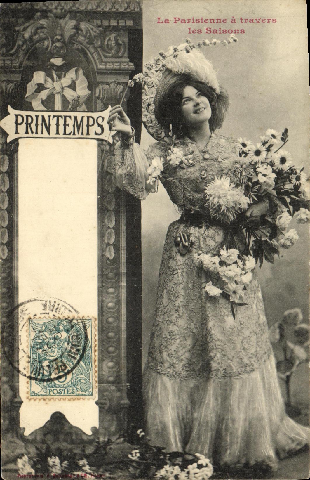 La Parisienne à travers les Saisons — Printemps — Phototypie Bataille & Cie, Paris
