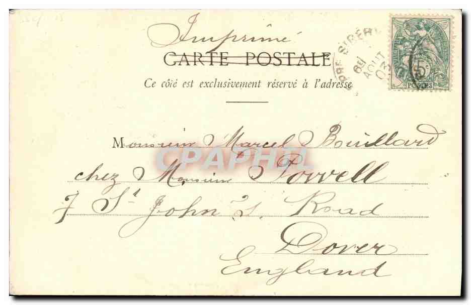 CPA Fantaisie Enfant Le petit chiffonnier — Rückseite