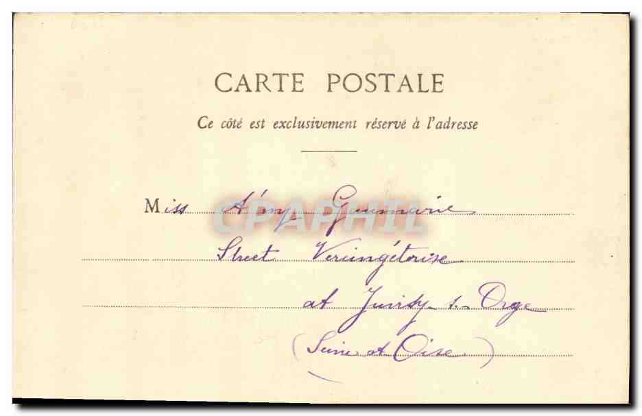 Les Fruits — Les Cerises — Phototypie A. Bergeret et Cie, Nancy — Rückseite