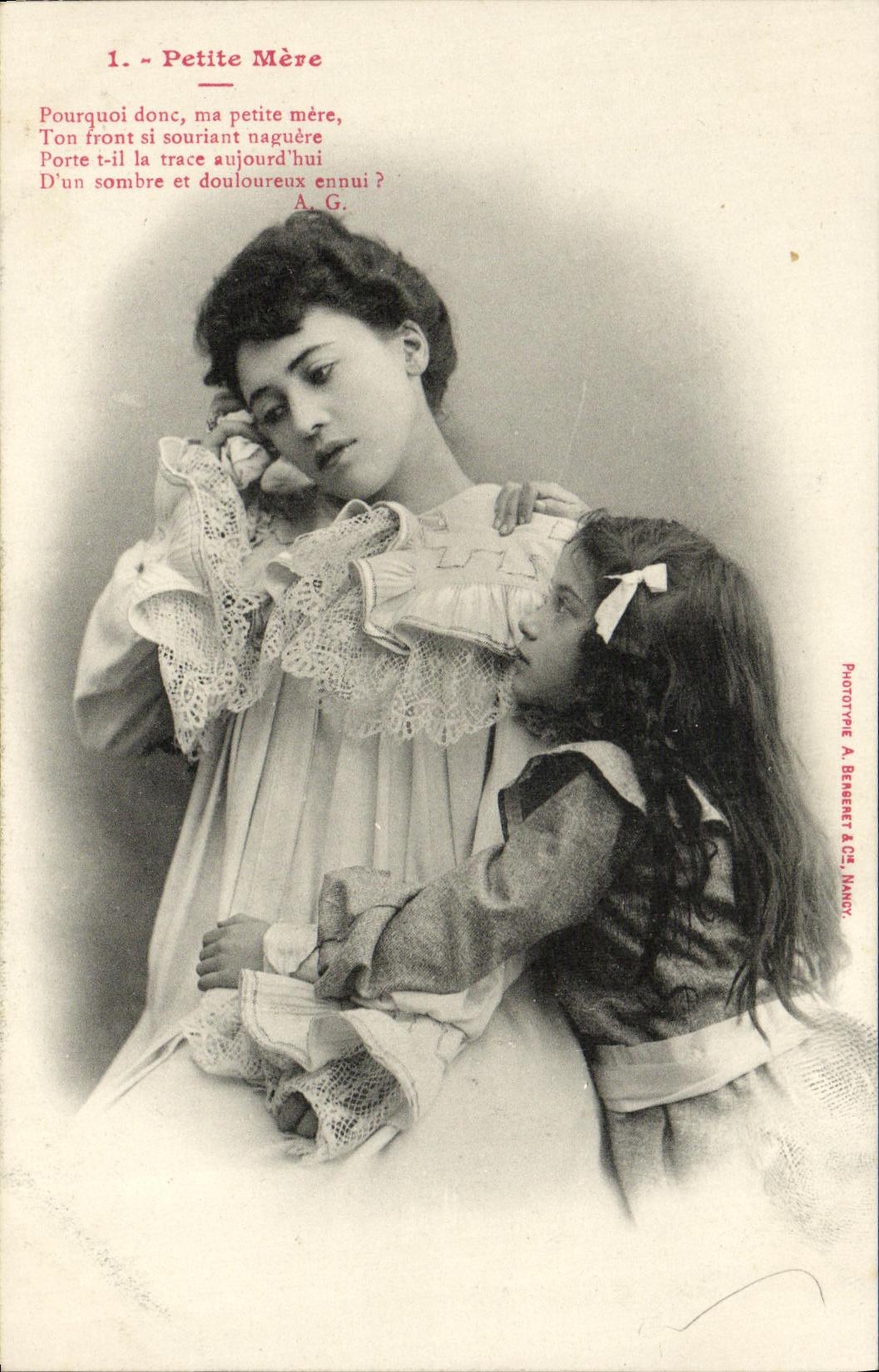Piccola Mamma — Poème — Fototipo A. Benenret & Cie, Nancy