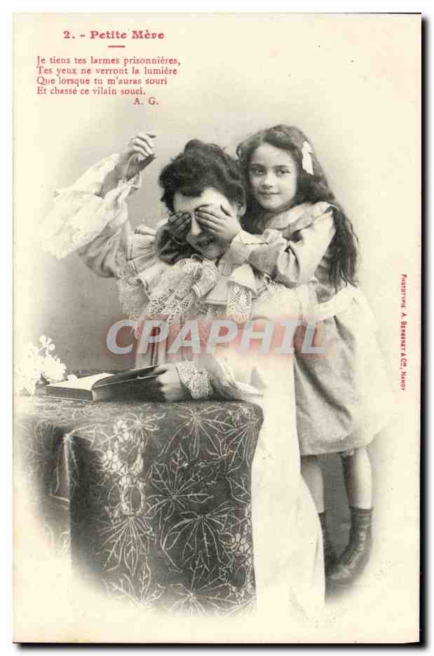 Petite Mère — Poème d’A.G. — Phototype A. Bismarck & Cie, Nancy
