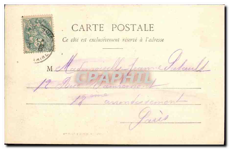 Il Menuet — Il Passe-Pied — Fototipo A. Benenet & Cie, Nancy — Verso
