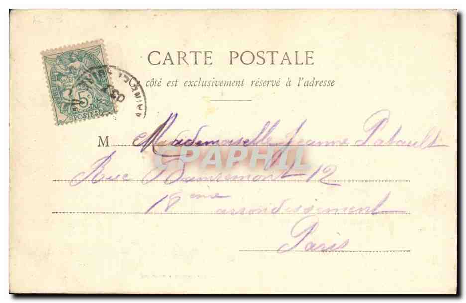 Le Menuet — La Pavane — Phototype A. Berbaret, 122, Nancy — Verso