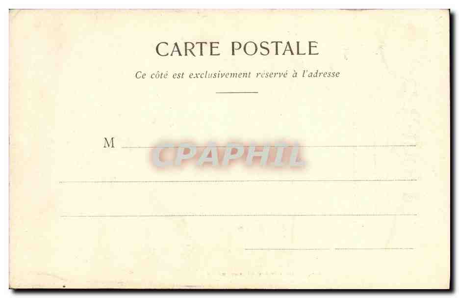 Femme lisant Le Petit Parisien — Série Les Embusques, n°4 — Édition Phototypie A. Bergeret et Cie, Nancy — Achterkant
