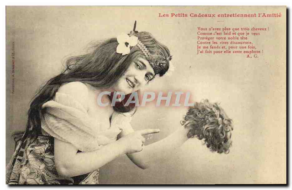 taisie Femme Les petits cadeaux entretiennent l amitie Cheveux Coiffure Coiffeur Perruque