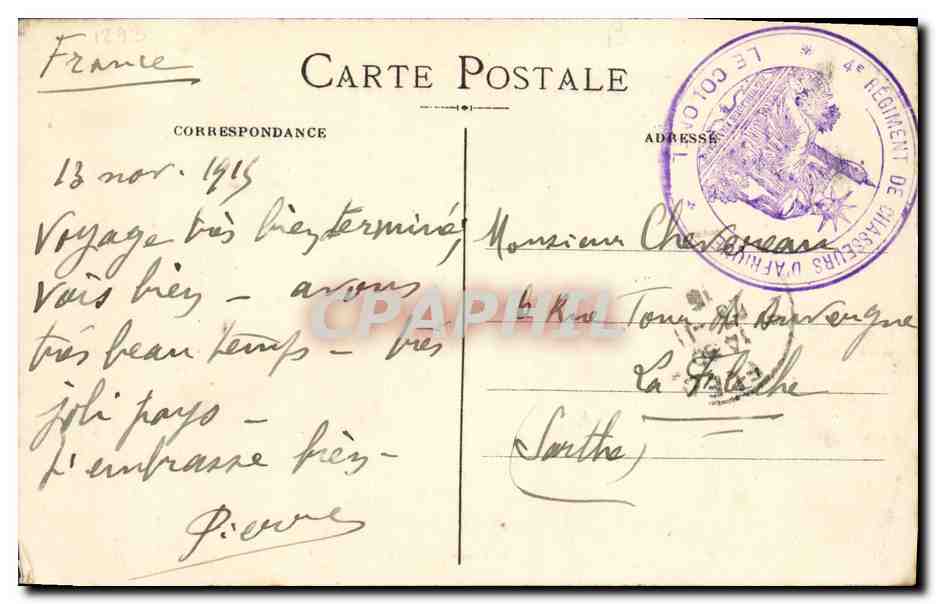 CPa Guerre navale Combat naval dans l Adriatique Le Diderot Bateau amiral de la 1ere escadre Croiseur autrichien Zenta  — Verso