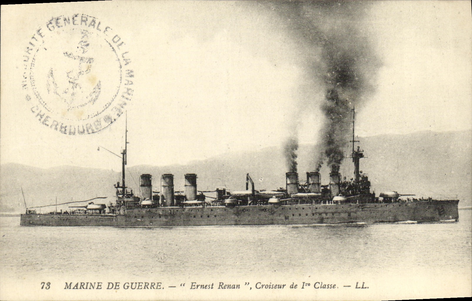 Ernest Renan — Crucero de primera clase — Marina General de Guerra