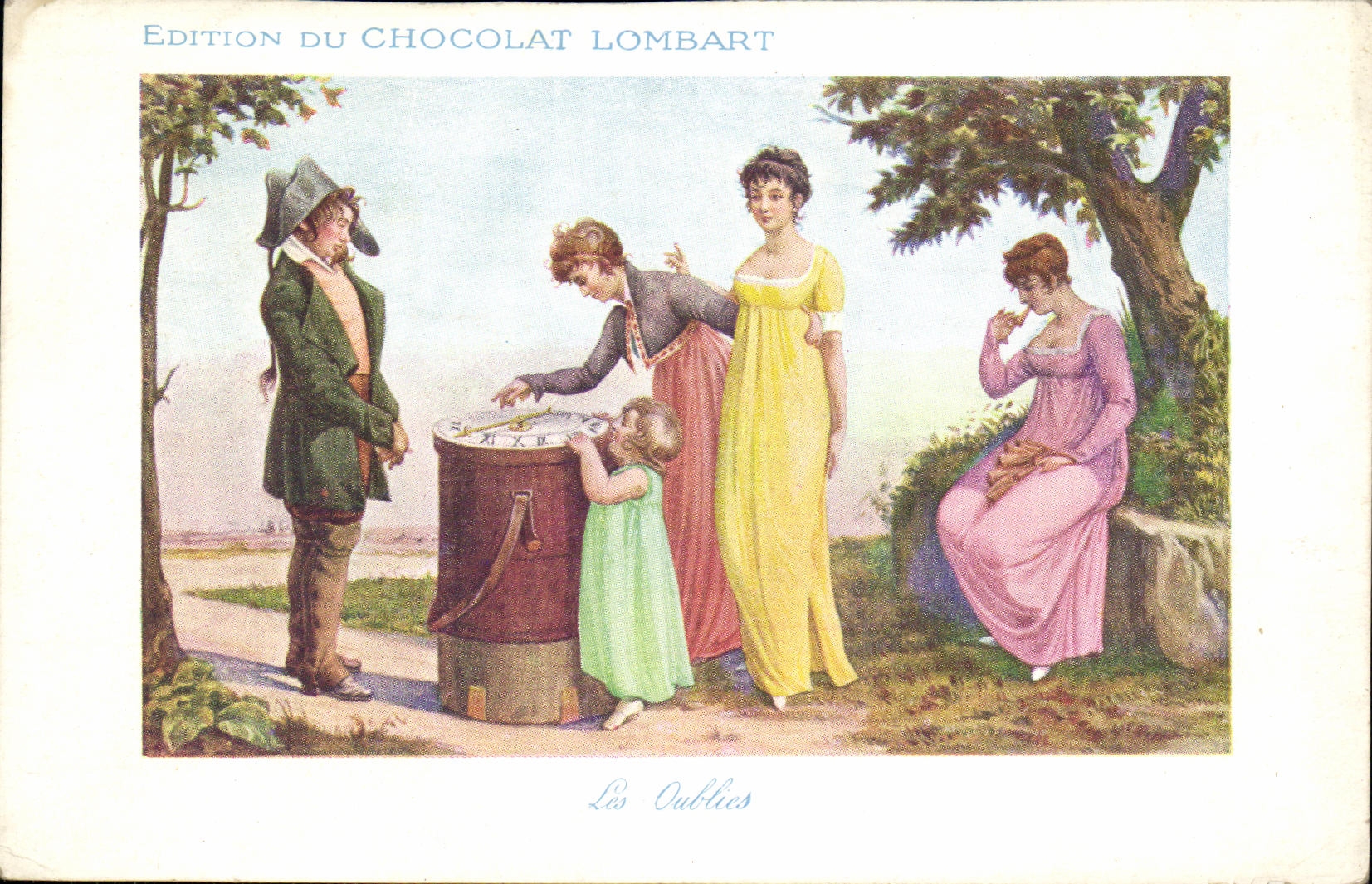 CPA Chocolat Lombart Les Oublies