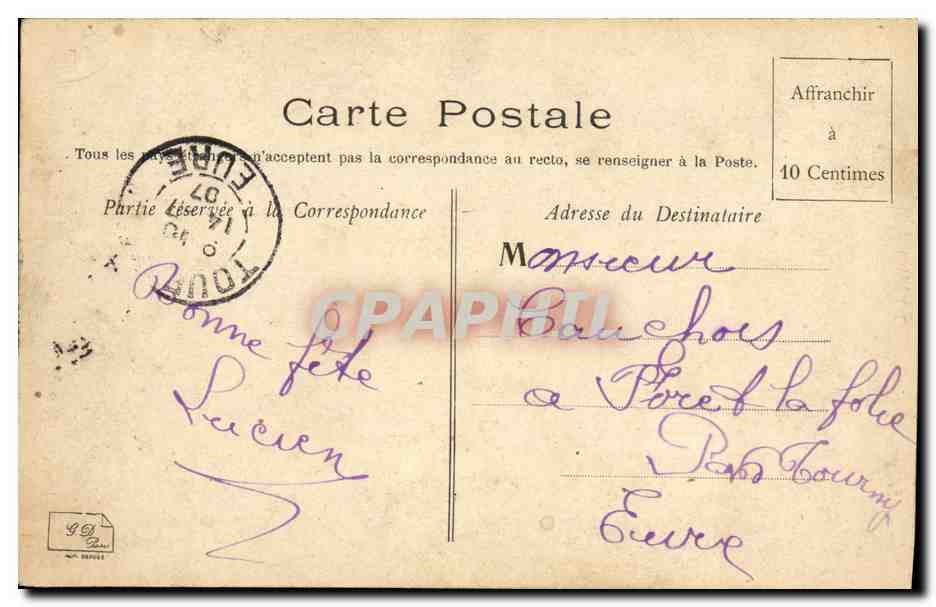 Homme en tenue de travail — caricature de prisonnier — éditeur Vilbhart, n°54 — Reverso