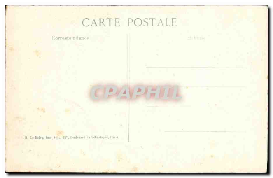 CPA Les generaux de Castelnau Joffre Pau Militaria — Rückseite