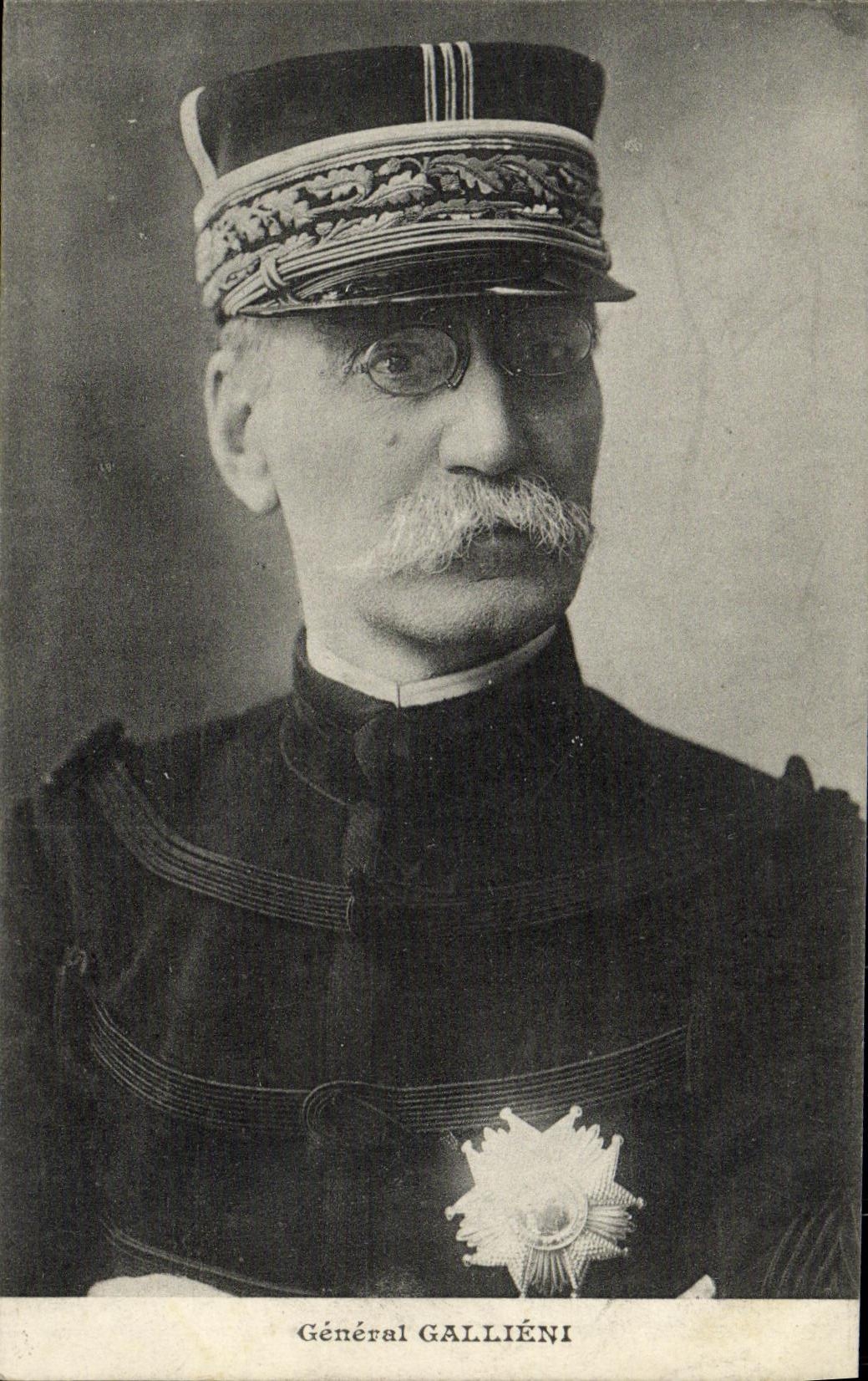 CPA General Gallieni Militaria 