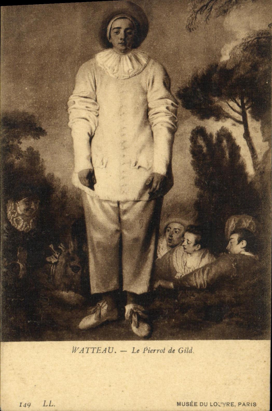 Le Pierrot de Gild — Watteau — Musée du Louvre, Paris