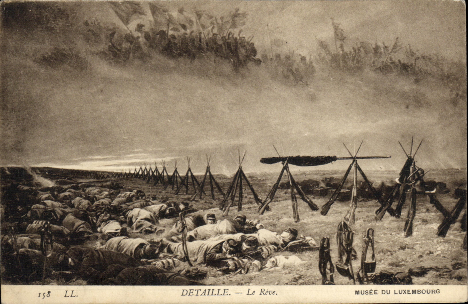 CPA Detaille Le reve Musee du Luxembourg