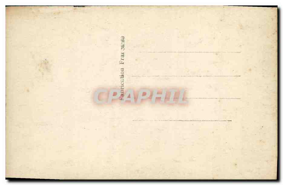 CPA Fantaisie Femme — Verso