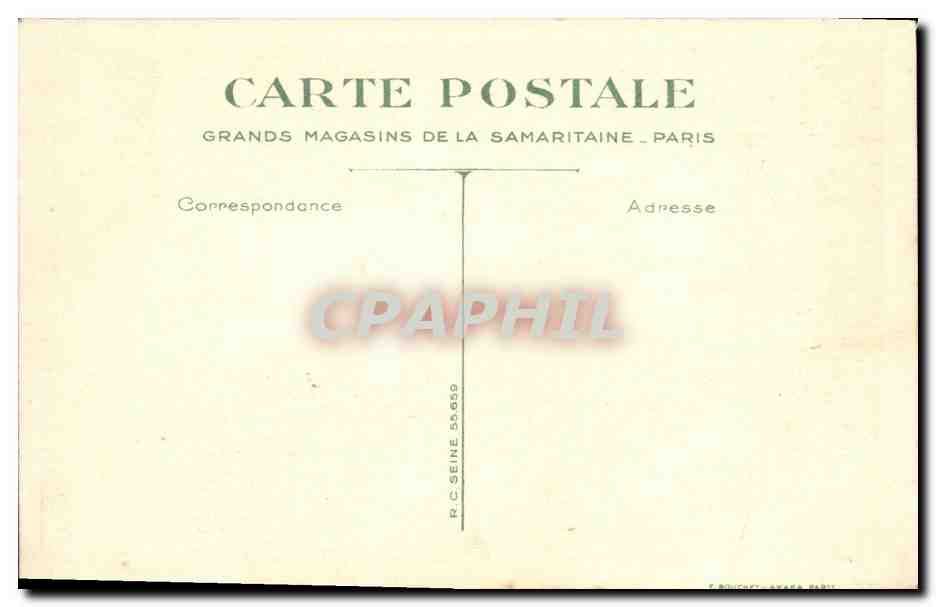 CPA Fantaisie Enfant Chien  — Rückseite