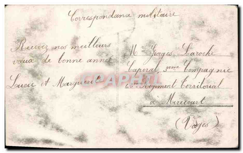 CPA General Joffre Generalissime Militaria  — Rückseite