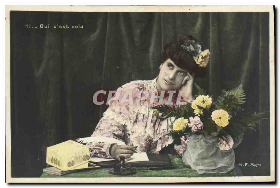 CPA Fantaisie Femme 