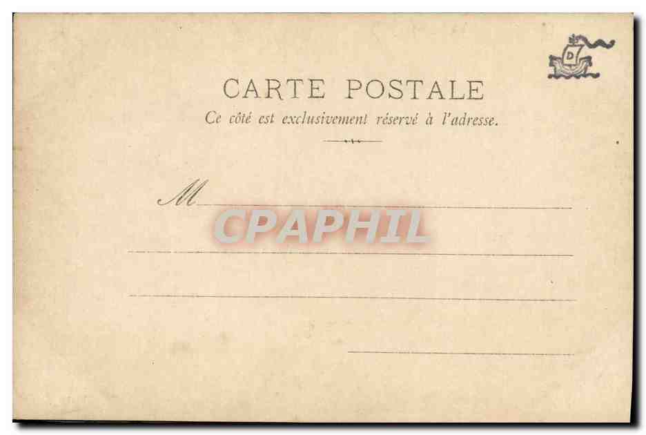 CPA Fantaisie Femme  — Verso