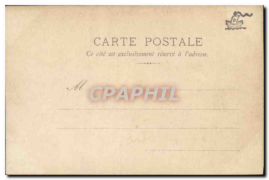 CPA Fantaisie Femme — Rückseite