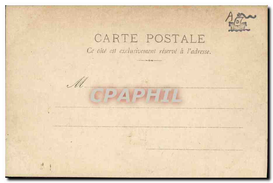 CPA Fantaisie Femme — Rückseite
