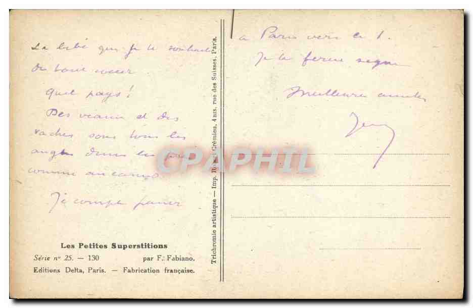 CPA Fantaisie Femme Les trois bougies Femme nue erotique — Rückseite