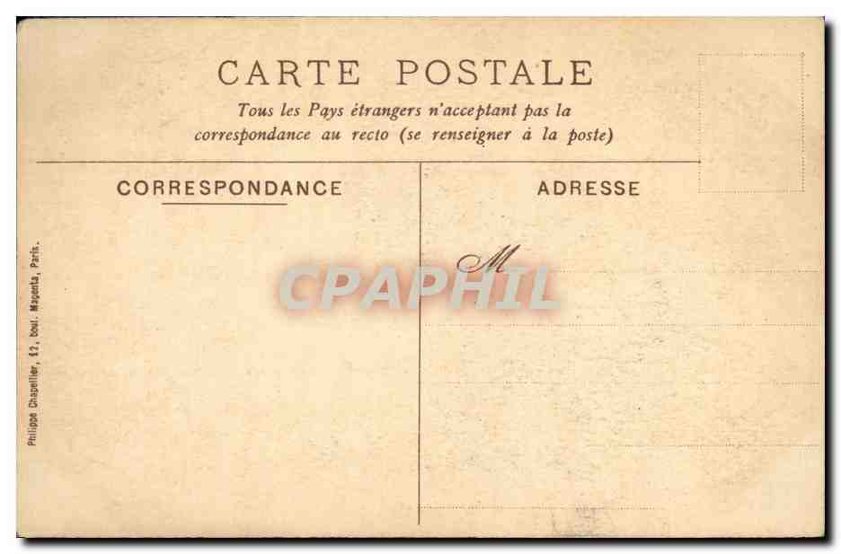 Les Phares B. R. C. du Colon — caricature militaire — Philippe Chapellier, n° 12 — Reverso