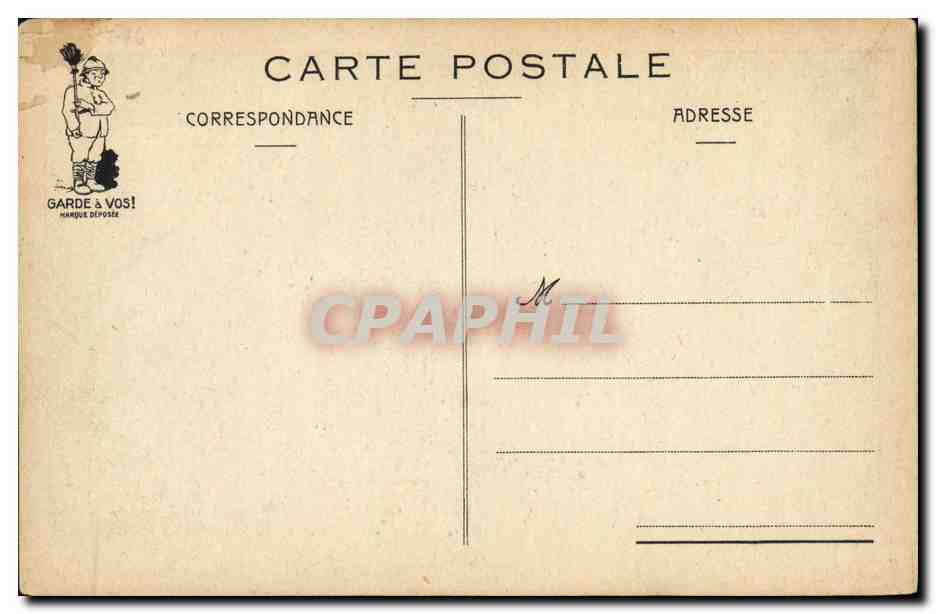 CPA Militaria Humour Illustrateur a l appel — Verso