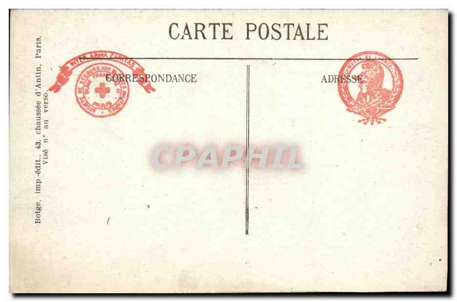 CPA Musee de l armee Avion allemand type Fokker 1914 — Rückseite