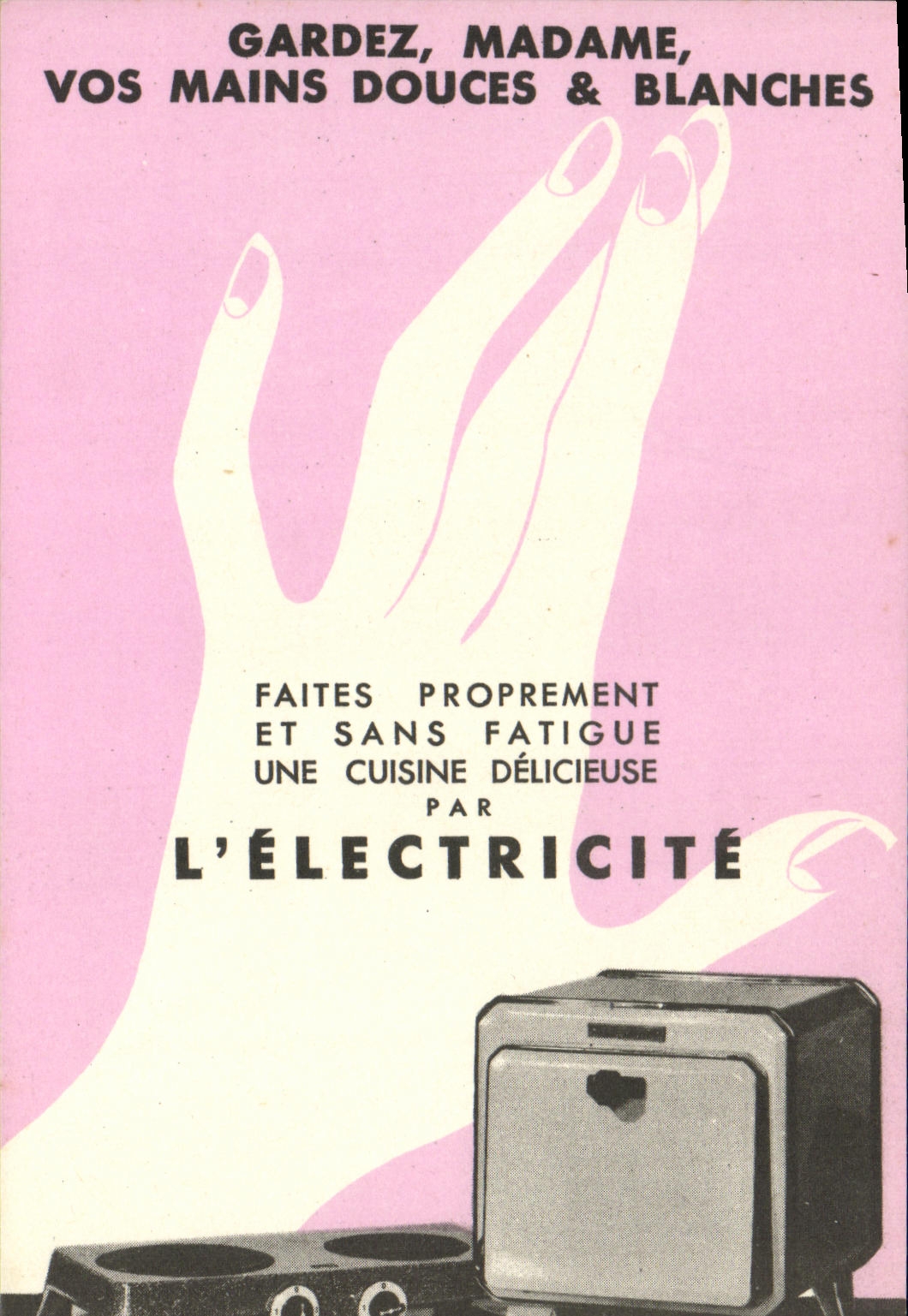CPA Publicite l electricite 